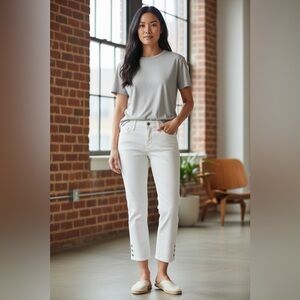 Chico's So Slimming Girlfriend Crop Jeans